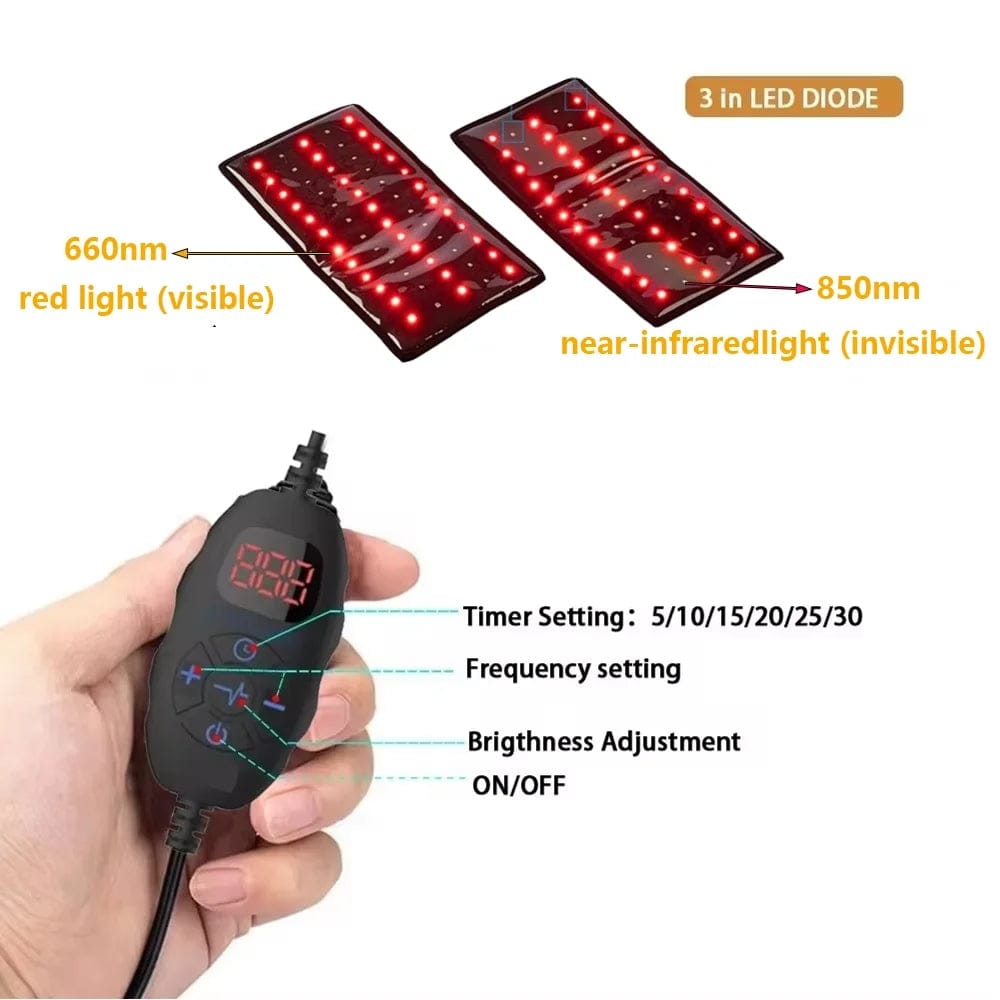 Red & Infrared Therapy Belt - Wearable LED Beauty Device for Pain Relief — product image 8
