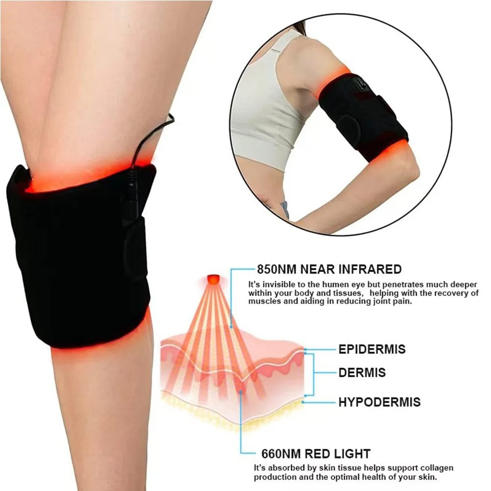 Red & Infrared Therapy Belt - Wearable LED Beauty Device for Pain Relief — product image 5