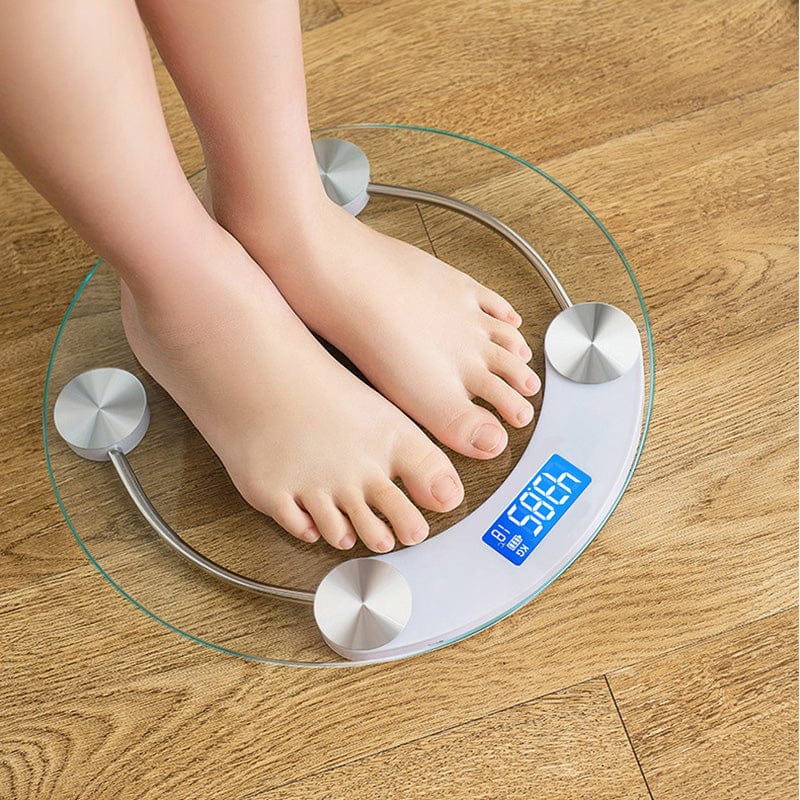 Round Digital Body Weight Scale – High-Definition LCD Display, Tempered Glass, Auto On/Off, Precision… — product image 5
