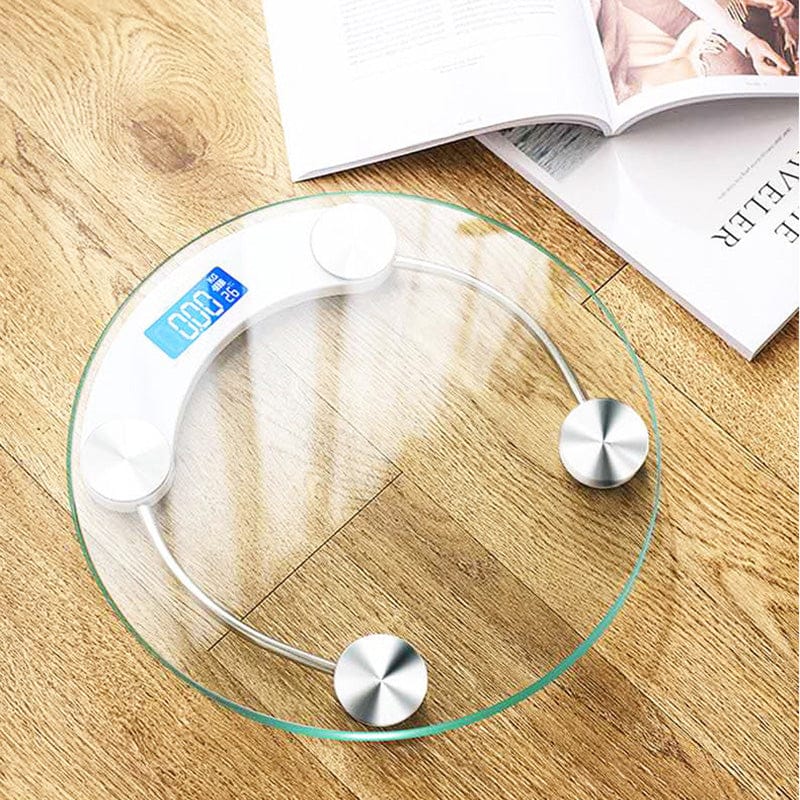 Round Digital Body Weight Scale – High-Definition LCD Display, Tempered Glass, Auto On/Off, Precision… — product image 7