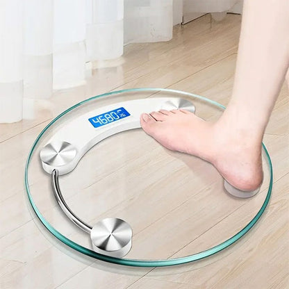 Round Digital Body Weight Scale – High-Definition LCD Display, Tempered Glass, Auto On/Off, Precision… — product image 6