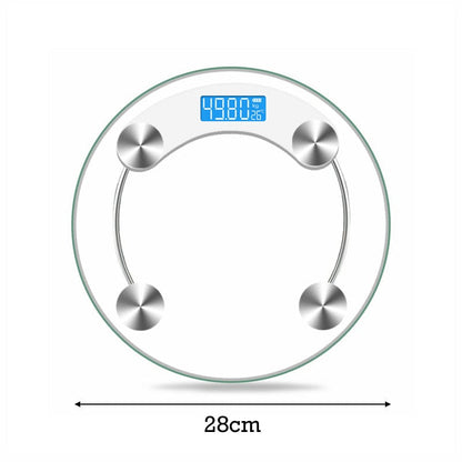 Round Digital Body Weight Scale – High-Definition LCD Display, Tempered Glass, Auto On/Off, Precision… — product image 12