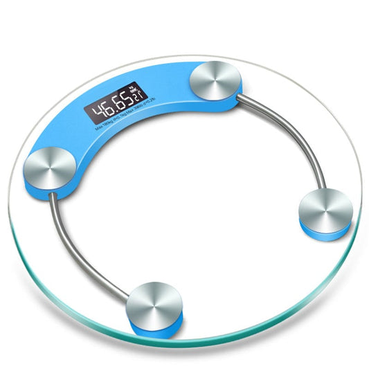 Round Digital Body Weight Scale – High-Definition LCD Display, Tempered Glass, Auto On/Off, Precision… — product image 2