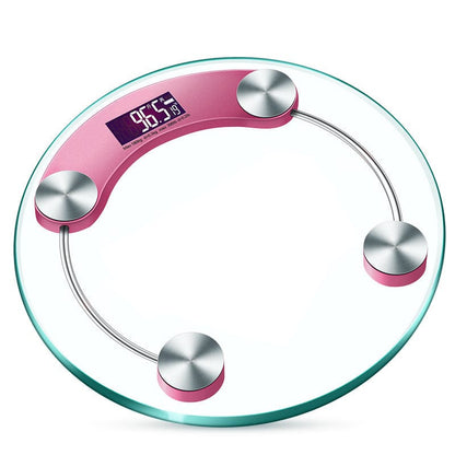 Round Digital Body Weight Scale – High-Definition LCD Display, Tempered Glass, Auto On/Off, Precision… — product image 3