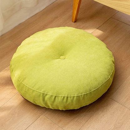 Round Floor Seat Cushion – Soft Tatami Meditation & Yoga Pad – Breathable Cotton & Linen, Comfortable… — product image 4