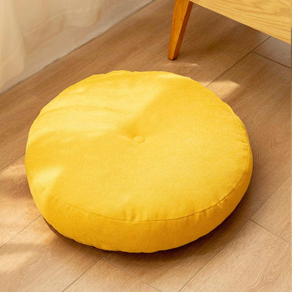 Round Floor Seat Cushion – Soft Tatami Meditation & Yoga Pad – Breathable Cotton & Linen, Comfortable… — product image 5