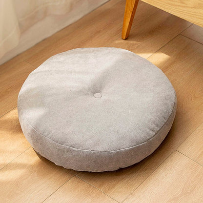 Round Floor Seat Cushion – Soft Tatami Meditation & Yoga Pad – Breathable Cotton & Linen, Comfortable… — product image 3