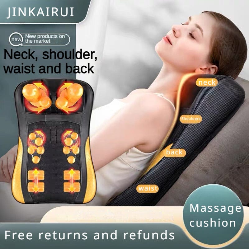 Shiatsu Neck and Back Massager Pillow – Electric Cushion with Infrared Heat, Deep Tissue Kneading, 3… — product image 3