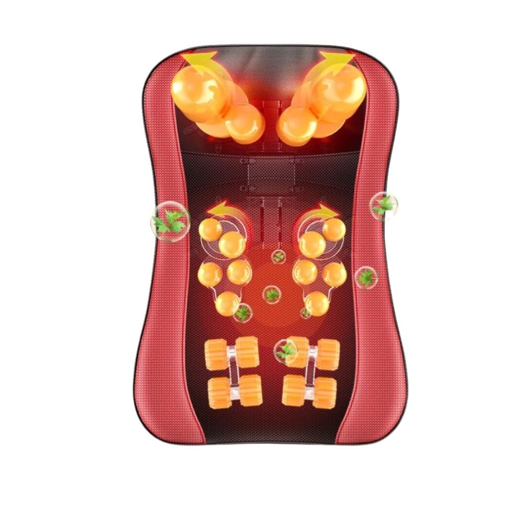 Shiatsu Neck and Back Massager Pillow – Electric Cushion with Infrared Heat, Deep Tissue Kneading, 3… — product image 1