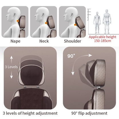 Shiatsu Neck and Back Massager Pillow – Electric Cushion with Infrared Heat, Deep Tissue Kneading, 3… — product image 12