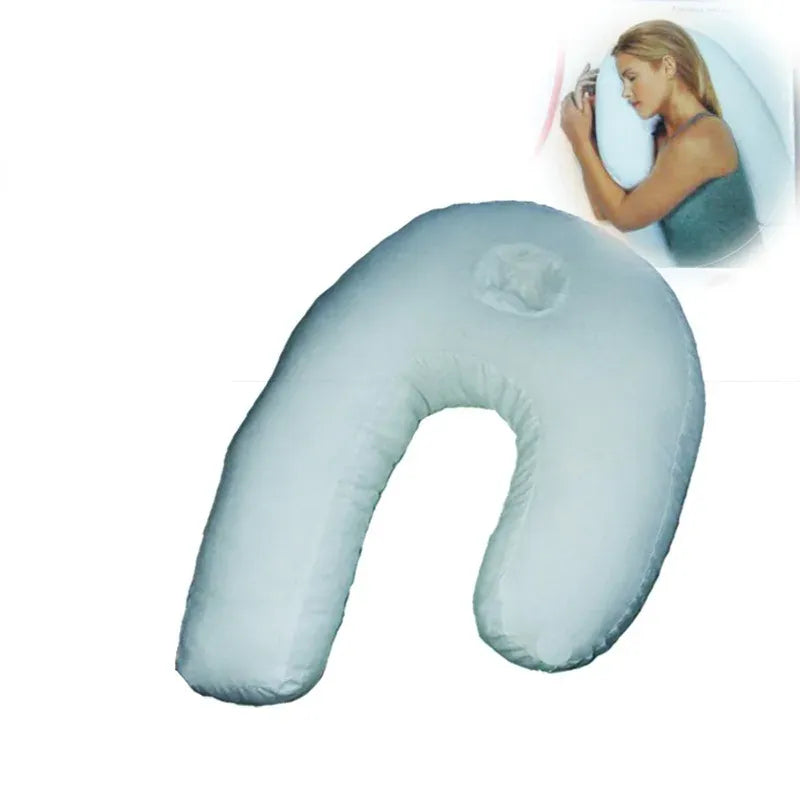 Side Sleeping Pillow – Therapeutic Neck & Spine Support – Cotton Pregnancy Sleeper Pillow for Back &… — product image 4