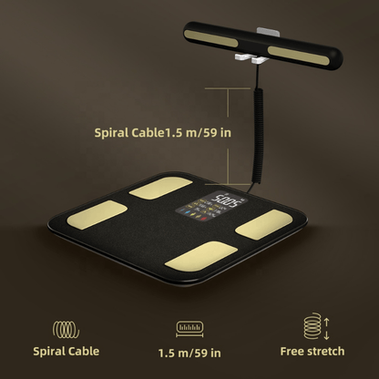Smart Body Composition Scale - Digital Bioimpedance Scale for Body Fat — product image 9