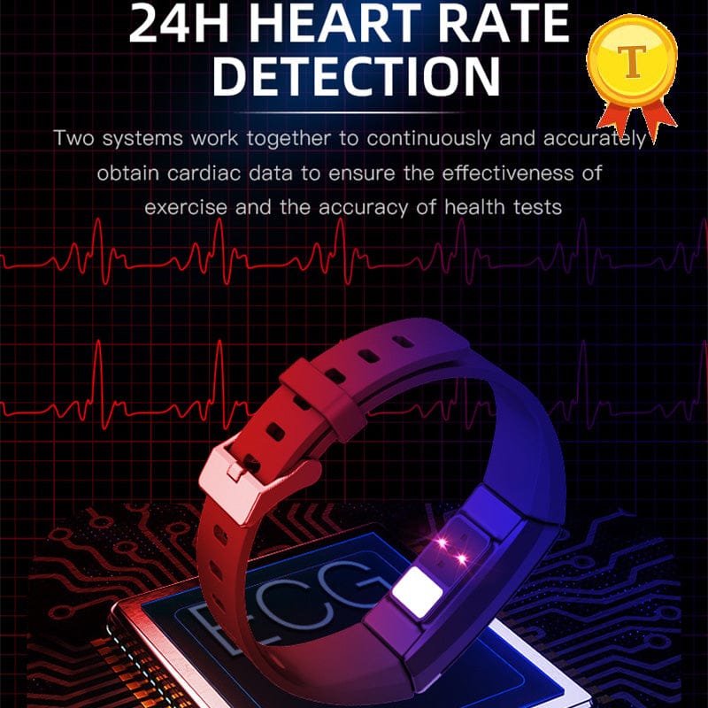 Smart Fitness Tracker – ECG, HRV Analysis, Heart Rate Monitor, IP68 Waterproof Smartwatch for Android… — product image 7