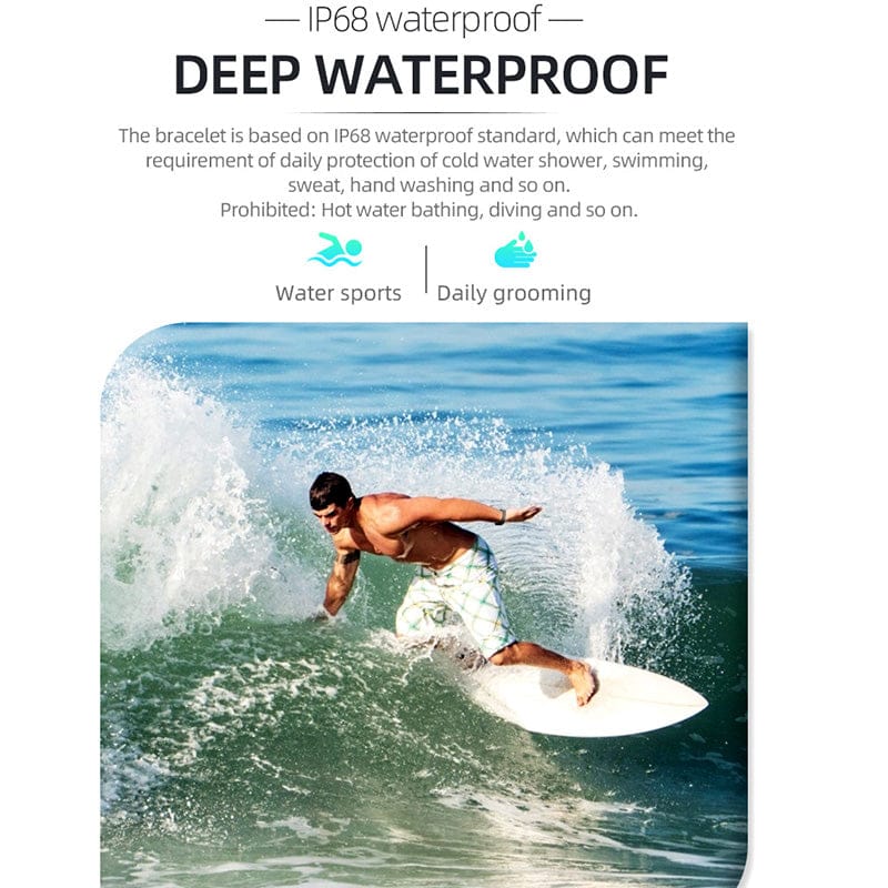 Smart Fitness Tracker – ECG, HRV Analysis, Heart Rate Monitor, IP68 Waterproof Smartwatch for Android… — product image 11