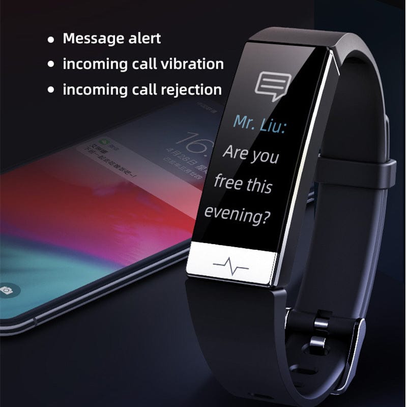 Smart Fitness Tracker – ECG, HRV Analysis, Heart Rate Monitor, IP68 Waterproof Smartwatch for Android… — product image 9