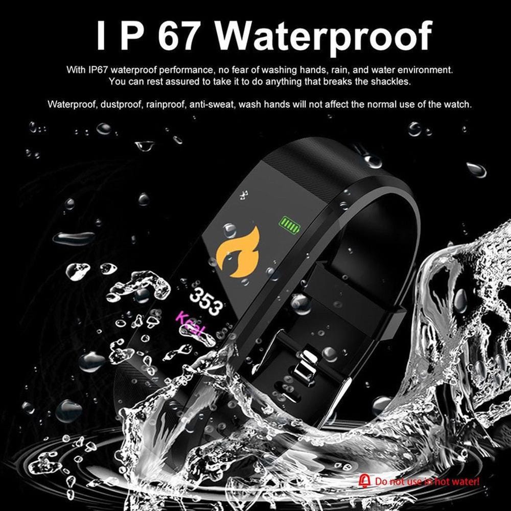 Smart Fitness Tracker – Heart Rate, Blood Pressure Monitor, Activity Tracker, Bluetooth-Compatible,… — product image 8