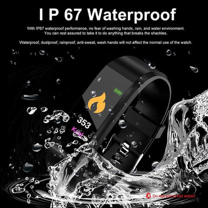 Smart Fitness Tracker – Heart Rate, Blood Pressure Monitor, Activity Tracker, Bluetooth-Compatible,… — product image 8