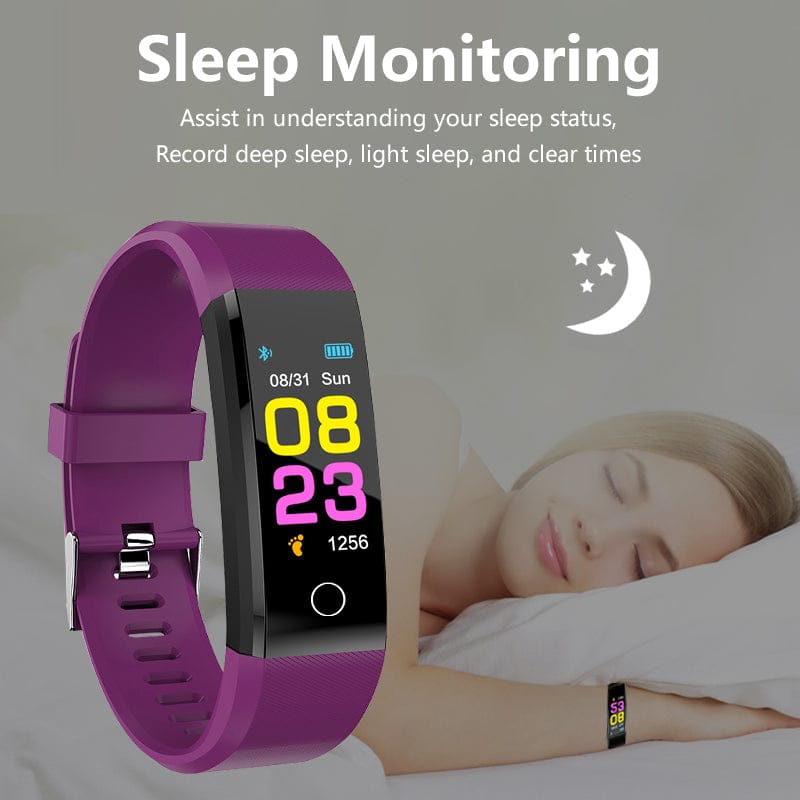 Smart Fitness Tracker – Heart Rate, Blood Pressure Monitor, Activity Tracker, Bluetooth-Compatible,… — product image 12