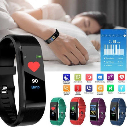 Smart Fitness Tracker – Heart Rate, Blood Pressure Monitor, Activity Tracker, Bluetooth-Compatible,… — product image 7