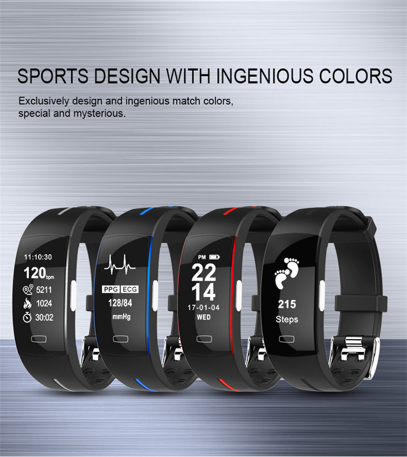 Smart Wristband – Body Temperature Monitoring, ECG+PPG, Heart Rate, Blood Pressure, Color OLED… — product image 11