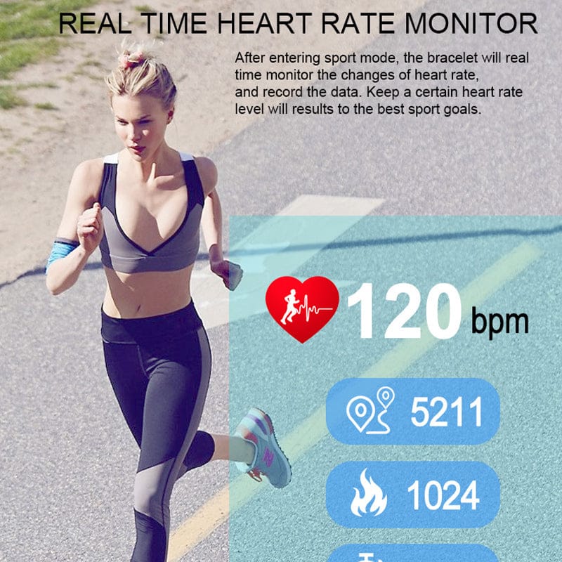 Smart Wristband – Body Temperature Monitoring, ECG+PPG, Heart Rate, Blood Pressure, Color OLED… — product image 10