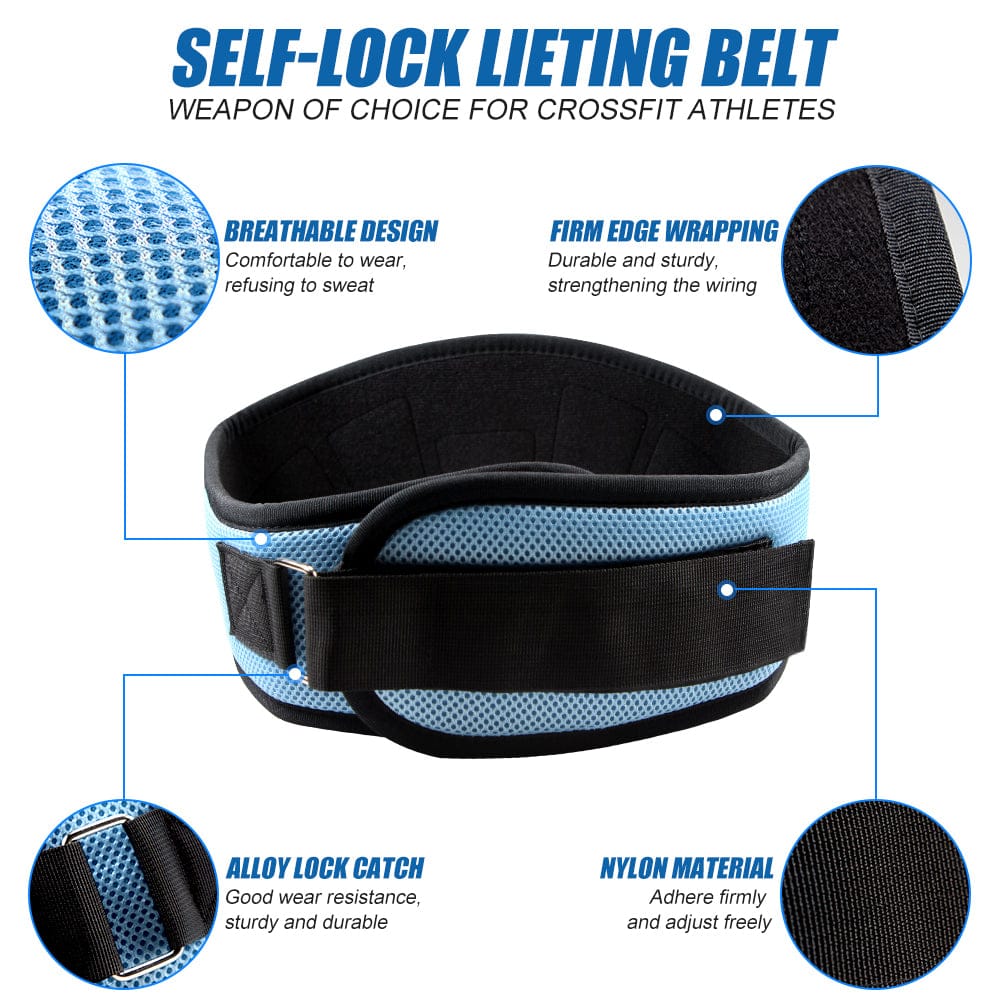 Sports Weight Lifting Belt – Gym Workout Lumbar Back Support for Powerlifting, Strength Training,… — product image 11