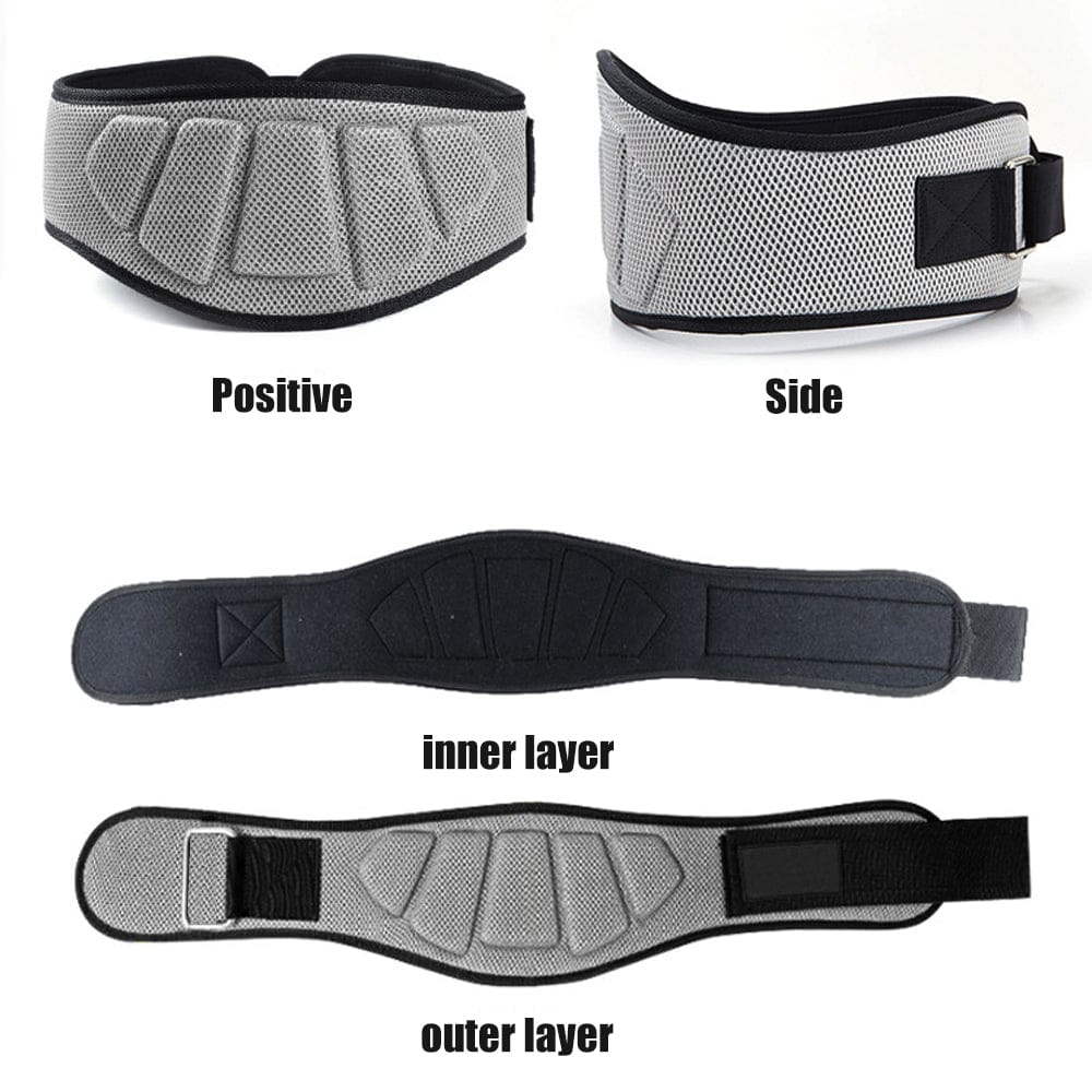 Sports Weight Lifting Belt – Gym Workout Lumbar Back Support for Powerlifting, Strength Training,… — product image 5
