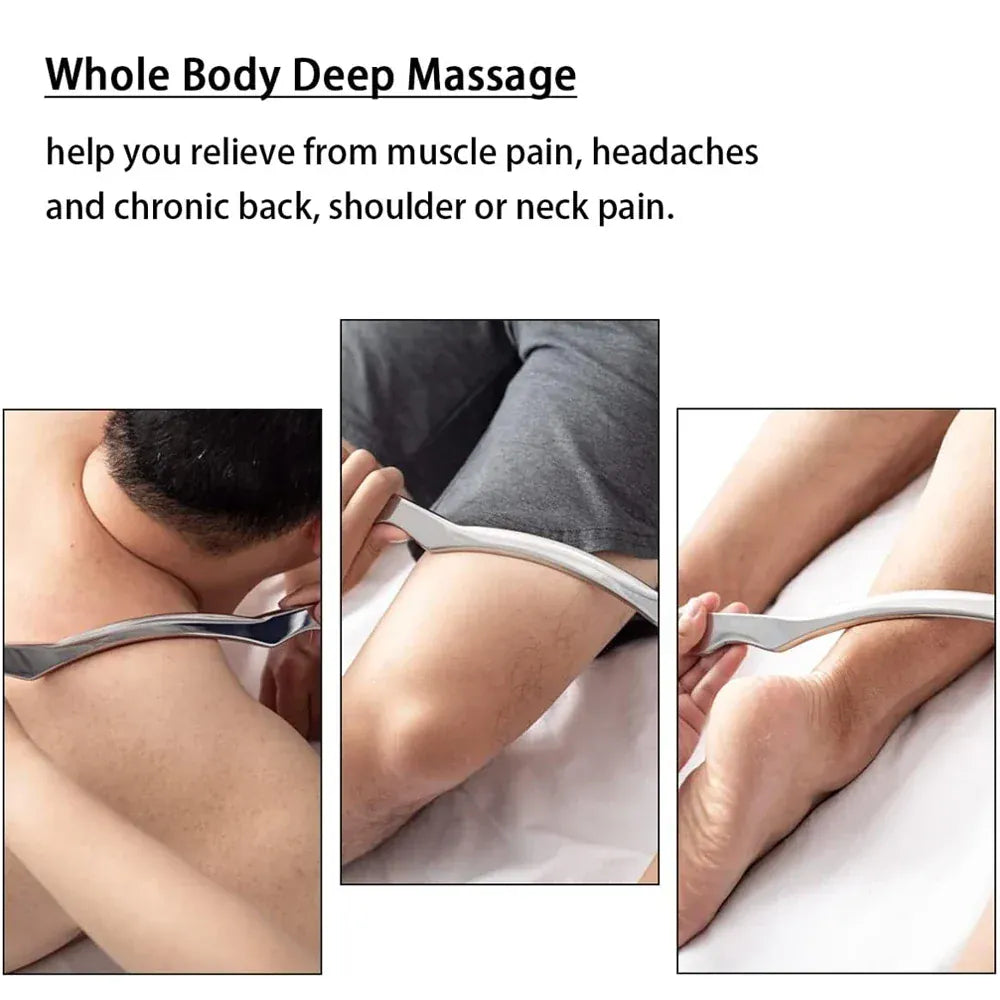 Stainless Steel Gua Sha Scraping Massage Tool - IASTM for Muscle Pain Relief — product image 12