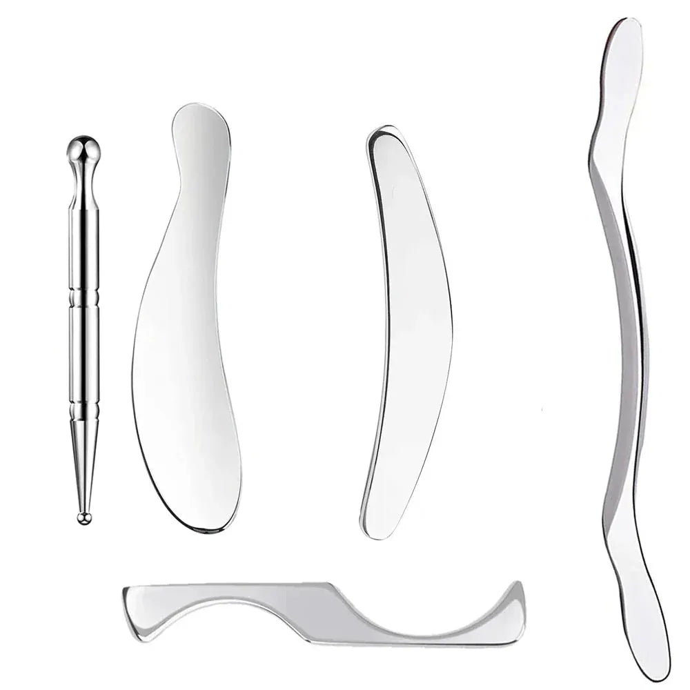 Stainless Steel Gua Sha Scraping Massage Tool - IASTM for Muscle Pain Relief — product image 6