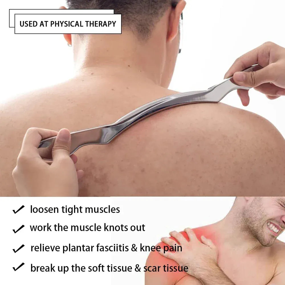 Stainless Steel Gua Sha Scraping Massage Tool - IASTM for Muscle Pain Relief — product image 11