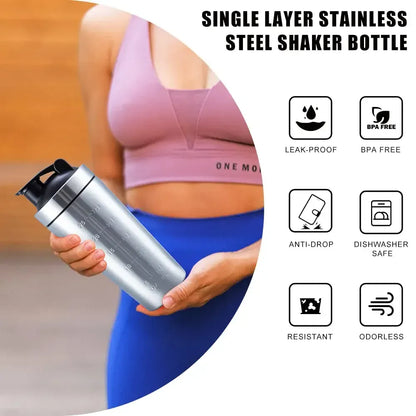 Stainless Steel Protein Powder Shaker Bottle — product image 9