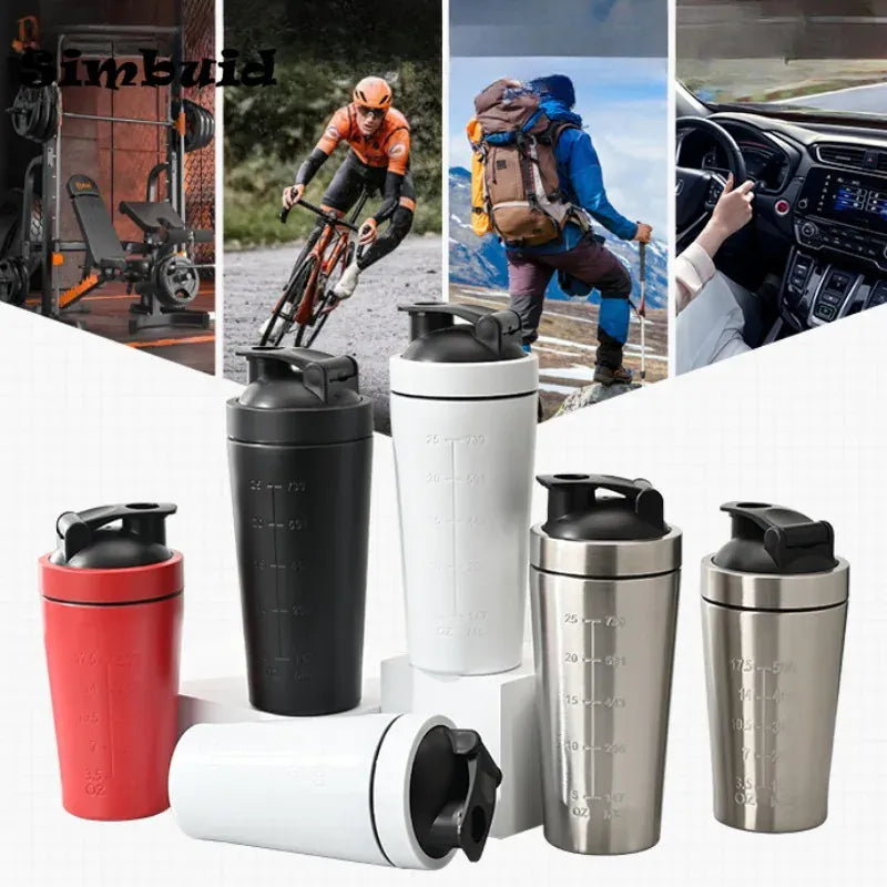 Stainless Steel Protein Powder Shaker Bottle — product image 6