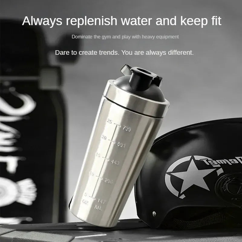 Stainless Steel Protein Powder Shaker Bottle — product image 12