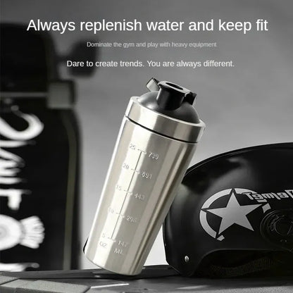 Stainless Steel Protein Powder Shaker Bottle — product image 12
