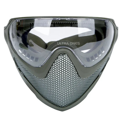 Tactical FAST Helmet Half Face Mask with Flip Goggles — product image 9