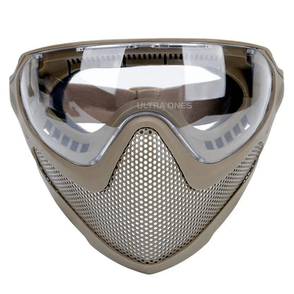 Tactical FAST Helmet Half Face Mask with Flip Goggles — product image 11