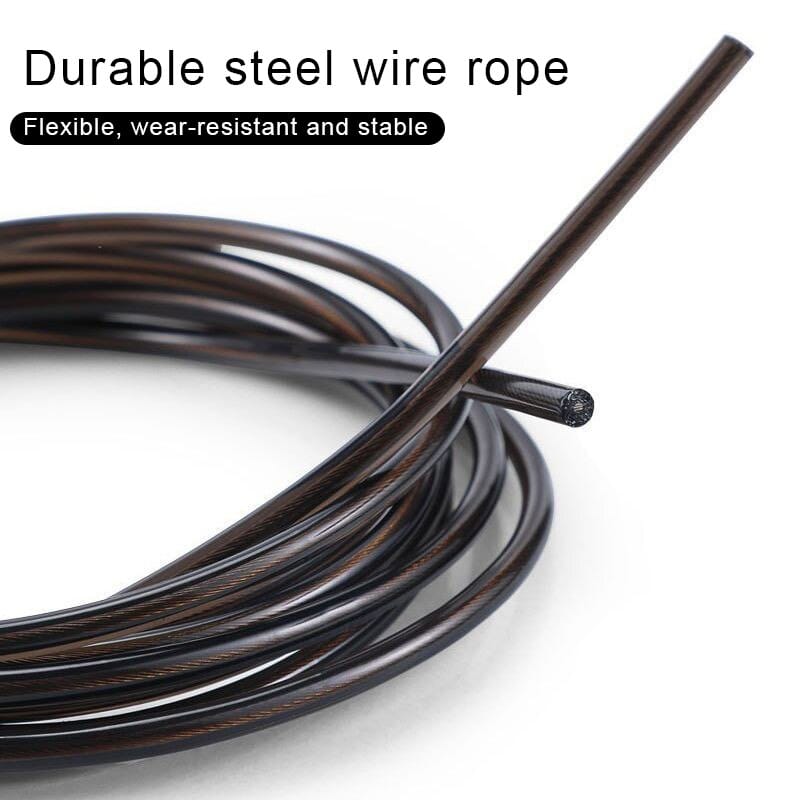 Tangle-Free Jump Rope with Ball Bearings – Adjustable 3m Speed Cable Skipping Rope for Gym, Cardio,… — product image 6