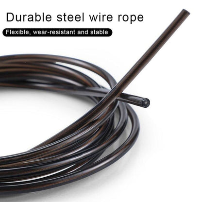 Tangle-Free Jump Rope with Ball Bearings – Adjustable 3m Speed Cable Skipping Rope for Gym, Cardio,… — product image 6