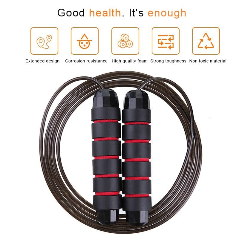 Tangle-Free Jump Rope with Ball Bearings – Adjustable 3m Speed Cable Skipping Rope for Gym, Cardio,… — product image 5