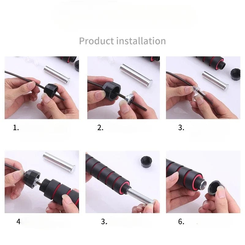 Tangle-Free Jump Rope with Ball Bearings – Adjustable 3m Speed Cable Skipping Rope for Gym, Cardio,… — product image 12