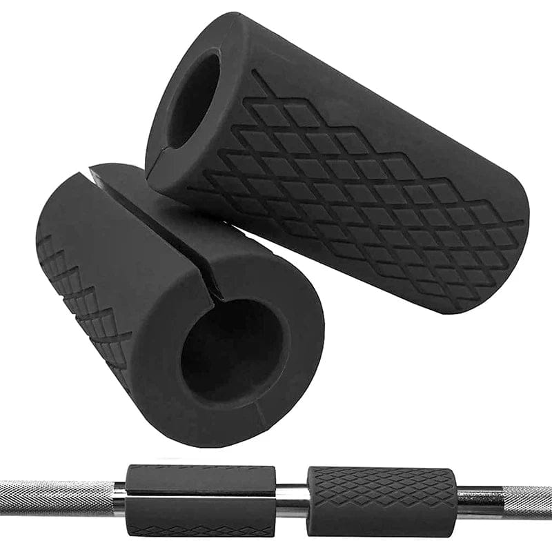 Thick Bar Dumbbell Handles for Weightlifting - Anti-Slip Silicon Grip — product image 6