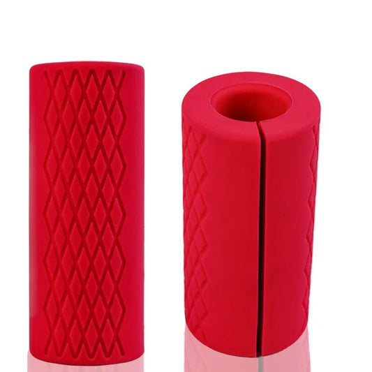 Thick Bar Dumbbell Handles for Weightlifting - Anti-Slip Silicon Grip — product image 2