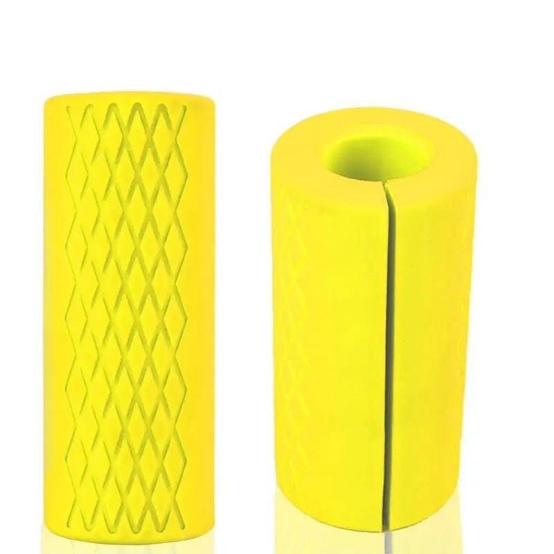 Thick Bar Dumbbell Handles for Weightlifting - Anti-Slip Silicon Grip — product image 3