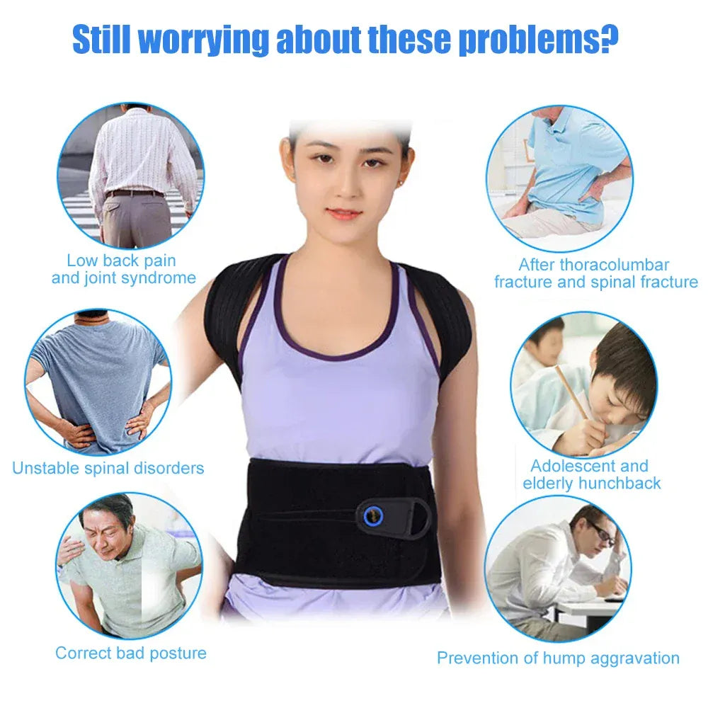 TLSO Thoracic Full Back Brace for Kyphosis & Osteoporosis Relief — product image 12