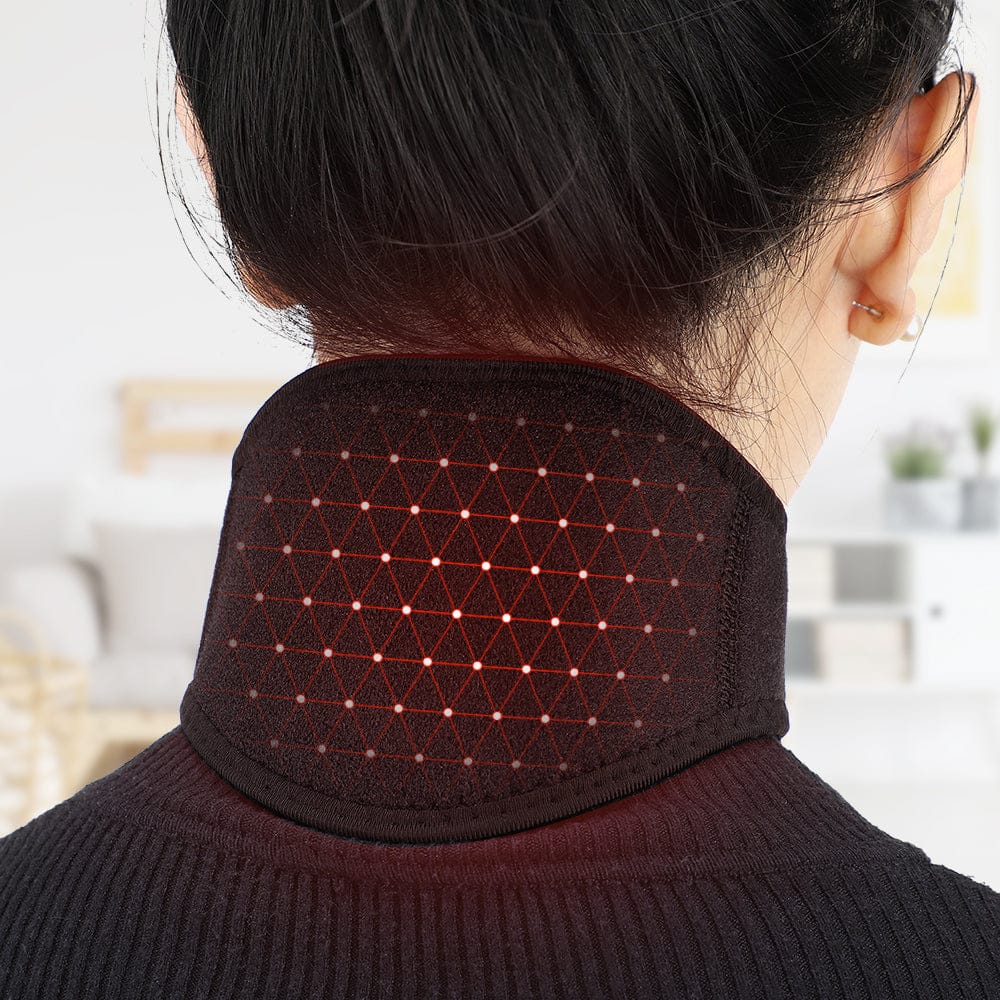 Tourmaline Magnetic Neck Support Belt with Self-Heating & Infrared Therapy — product image 1