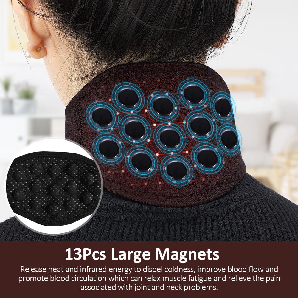 Tourmaline Magnetic Neck Support Belt with Self-Heating & Infrared Therapy — product image 3