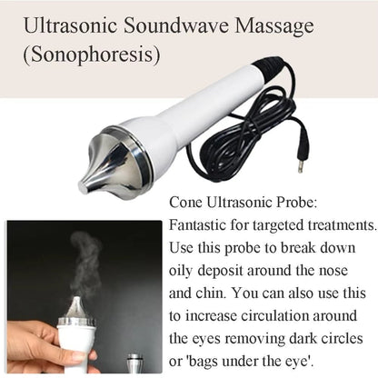 Ultrasound Beauty Machine – High Frequency Face and Eye Massager for Skin Care, Facial Lifting, and… — product image 12