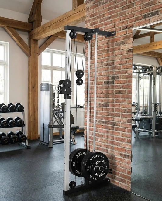 Wall Mount Cable Station – Dual Pulley LAT Pulldown Machine with 18 Height Positions & Cable… — product image 2