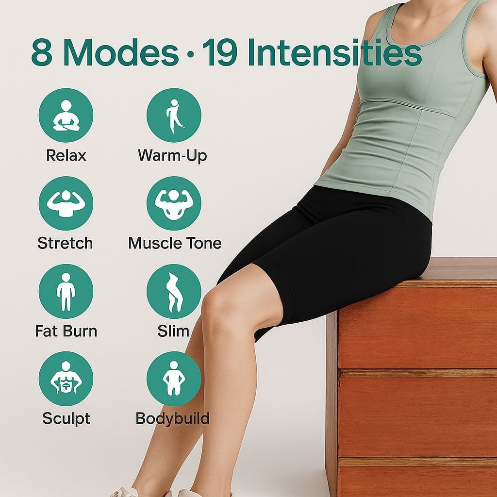 EMS Muscle Stimulation Massage Pants for Weight Loss and Leg Shaping — product image 5