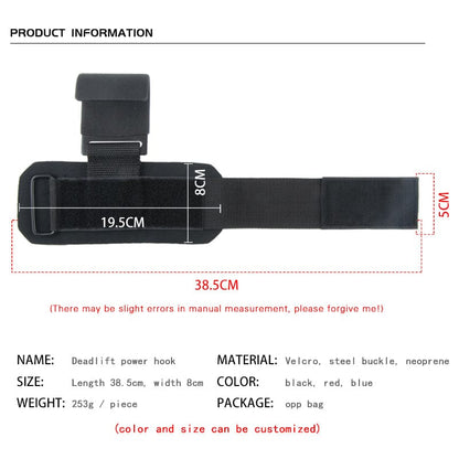 Weight Lifting Hook Grips with Wrist Wraps — product image 12